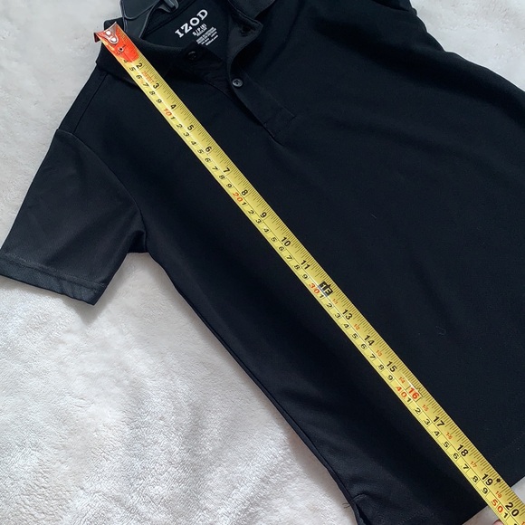Izod Black Polo Shirt Boys Small 8 EUC - Picture 10 of 10